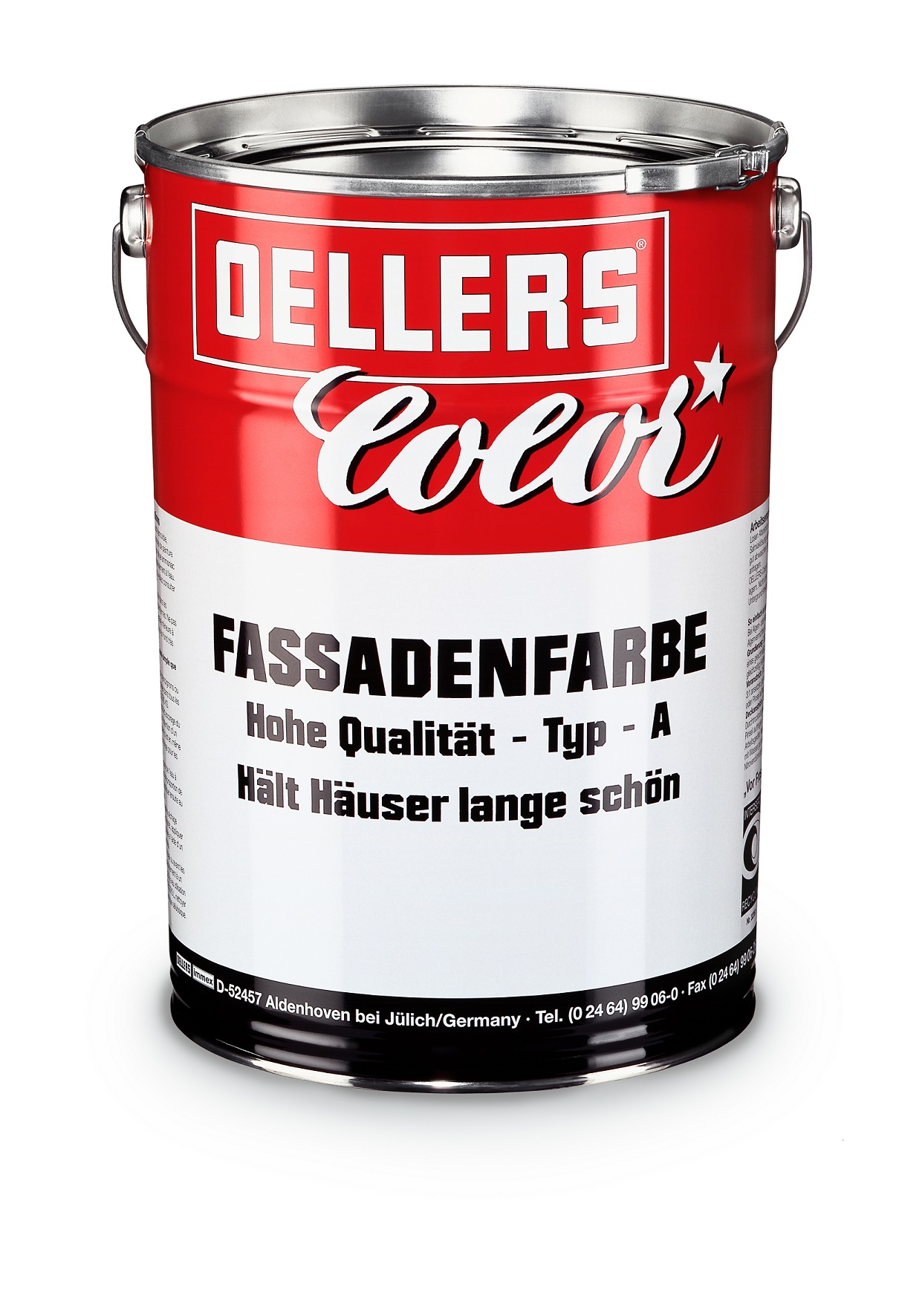 Color-A-10-liter OELLERS Color A Fassadenfarbe - Weatherproof Opaque Facade Paint