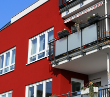 Nos peintures pour façade Façade peinte en rouge